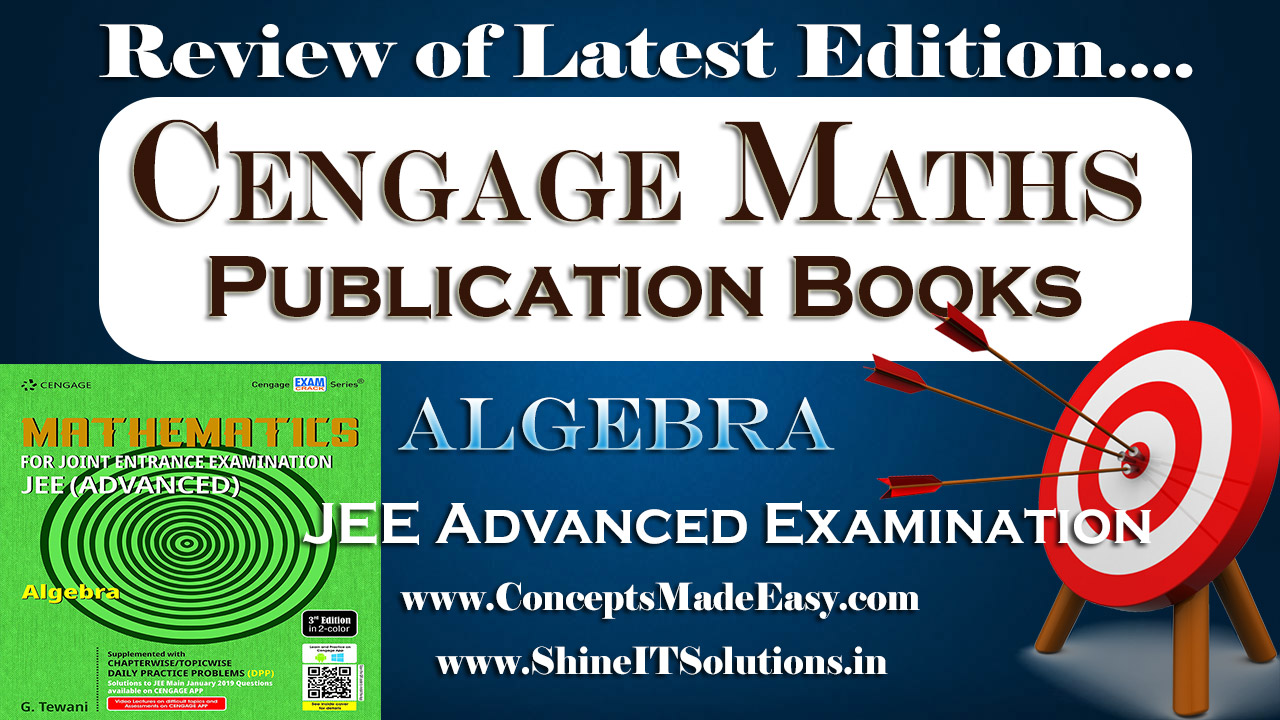 Review of Algebra Mathematics Cengage Publication Books Specially for JEE Advanced Examination